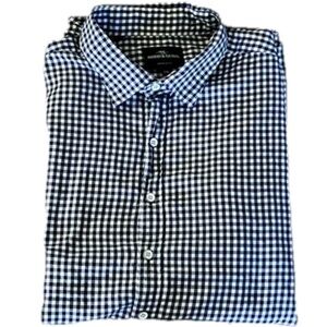 Rodd & Gunn‎ Men 3XL Button Down Shirt Sport Fit Cotton Blue Checks Plaid Preppy